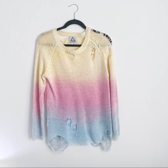 UNIF rainbow sweater - Picture 3 of 12